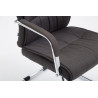 Silla Estilo Cantilever Sievert en Tela Gris oscuro