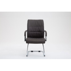 Silla Estilo Cantilever Sievert en Tela Gris oscuro