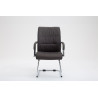 Silla Estilo Cantilever Sievert en Tela Gris oscuro