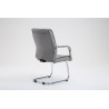 Silla Estilo Cantilever Sievert en Tela Gris claro