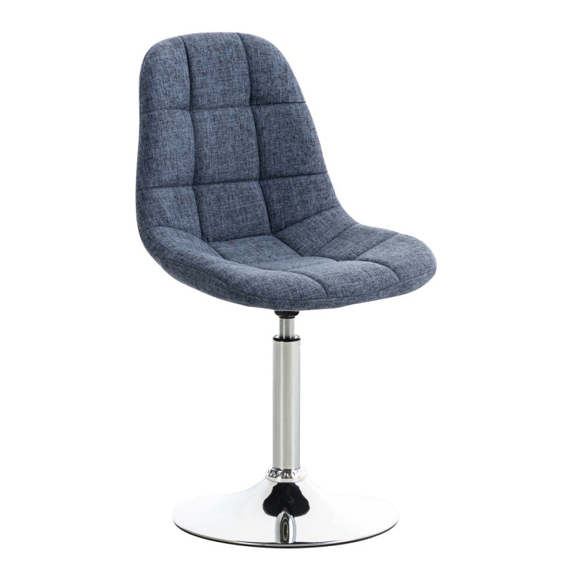 Silla Lounge Emil en Tela Azul