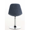 Silla Lounge Emil en Tela Azul