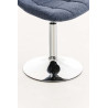 Silla Lounge Emil en Tela Azul