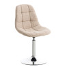 Silla Lounge Emil en Tela Crema