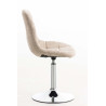 Silla Lounge Emil en Tela Crema