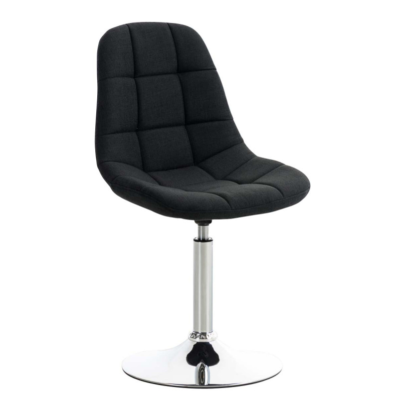 Silla Lounge Emil en Tela Negro