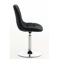 Silla Lounge Emil en Tela Negro