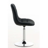 Silla Lounge Emil en Tela Negro