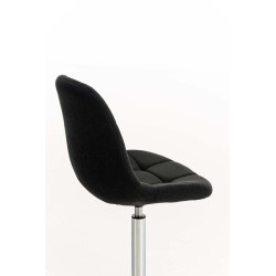 Silla Lounge Emil en Tela Negro