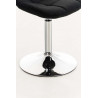 Silla Lounge Emil en Tela Negro