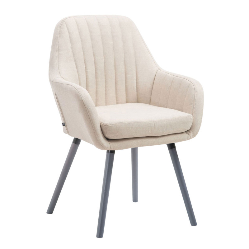 Silla De Visita Florian Crema,Gris