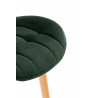 Silla Comedor Elda En Terciopelo Verde