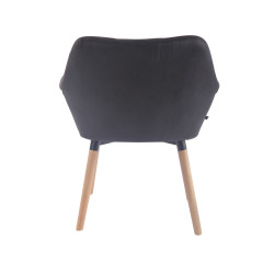 Silla Retro Cassidy Negro,Natural