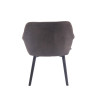 Silla Retro Cassidy Gris oscuro,Negro