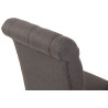 Silla de comedor Lisburn Gris oscuro,Tela