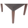 Silla de comedor Lisburn Gris oscuro,Tela