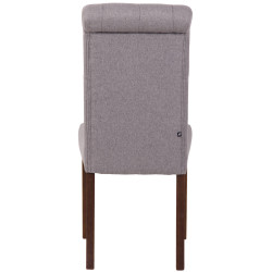 Silla de comedor Lisburn Gris,Tela