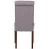 Silla de comedor Lisburn Gris,Tela