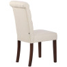 Silla de comedor Lisburn Crema,Tela