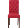 Silla de comedor Lisburn Rojo,Tela