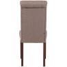 Silla de comedor Lisburn Gris topo,Tela