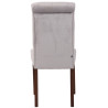 Silla de comedor Lisburn Gris,Terciopelo