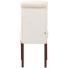 Silla de comedor Lisburn Crema,Terciopelo