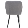 Silla de comedor Shila Tela,Gris