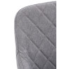 Silla de comedor Shila Tela,Gris