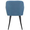 Silla de comedor Shila Tela,Azul