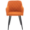 Silla de comedor Shila Tela,Naranja