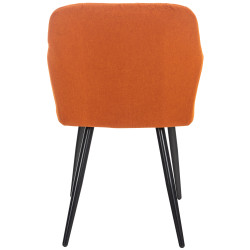 Silla de comedor Shila Tela,Naranja