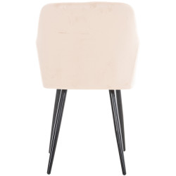 Silla de comedor Shila Terciopelo,Beige