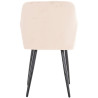 Silla de comedor Shila Terciopelo,Beige