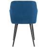 Silla de comedor Shila Terciopelo,Azul