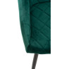 Silla de comedor Shila Terciopelo,Verde