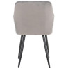 Silla de comedor Shila Terciopelo,Gris