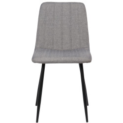 Silla De Comedor Dijon Tela,Gris