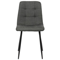 Silla De Comedor Tilde Tela,Gris oscuro