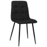 Silla De Comedor Tilde Tela,Negro