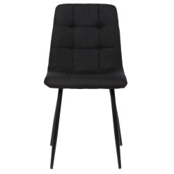 Silla De Comedor Tilde Tela,Negro