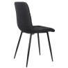 Silla De Comedor Tilde Tela,Negro