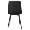 Silla De Comedor Tilde Tela,Negro