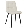 Silla De Comedor Tilde Tela,Crema