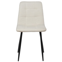 Silla De Comedor Tilde Tela,Crema