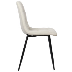 Silla De Comedor Tilde Tela,Crema