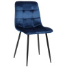 Silla De Comedor Tilde Terciopelo,Azul