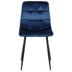 Silla De Comedor Tilde Terciopelo,Azul