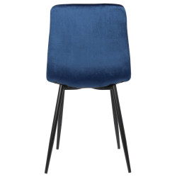 Silla De Comedor Tilde Terciopelo,Azul