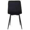 Silla De Comedor Tilde Terciopelo,Negro